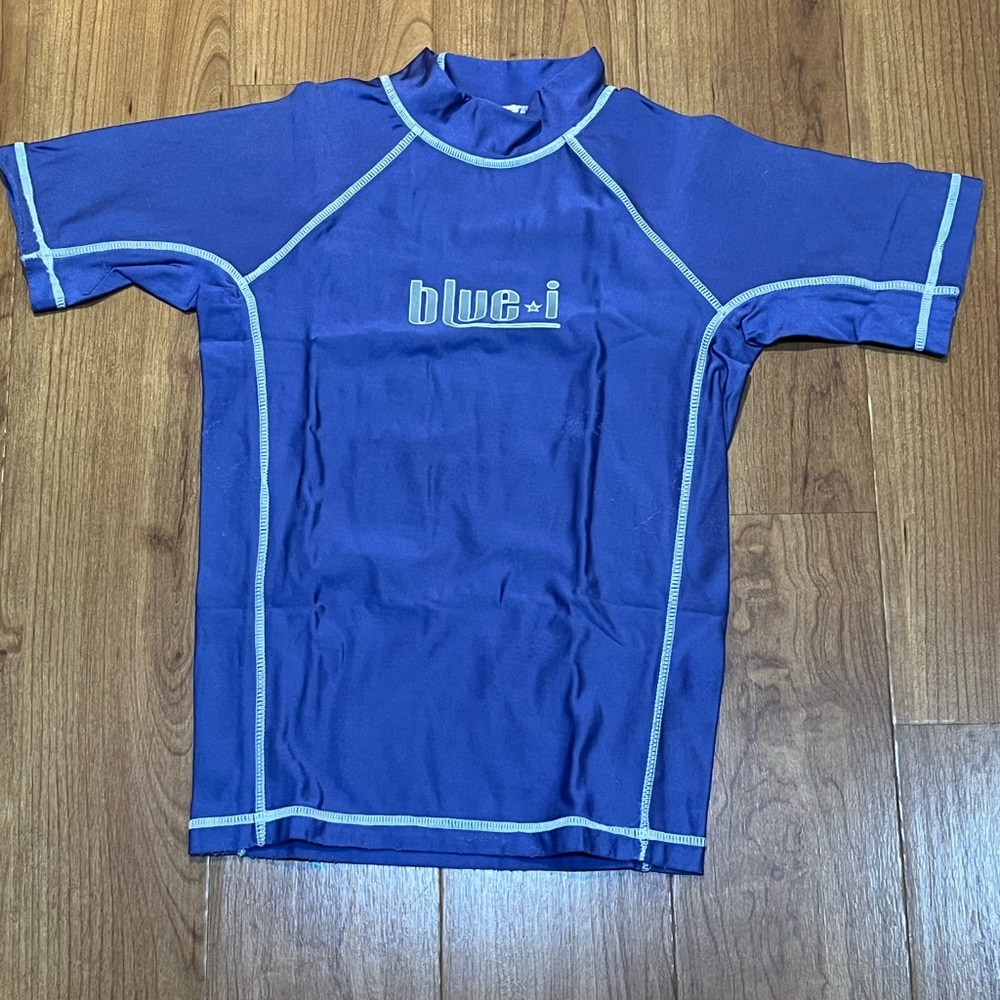 Blue i Rashguard Swim Top Youth 12/14